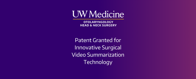 Title Banner: Patent Granted for Innovative Surgical Summarization Technology