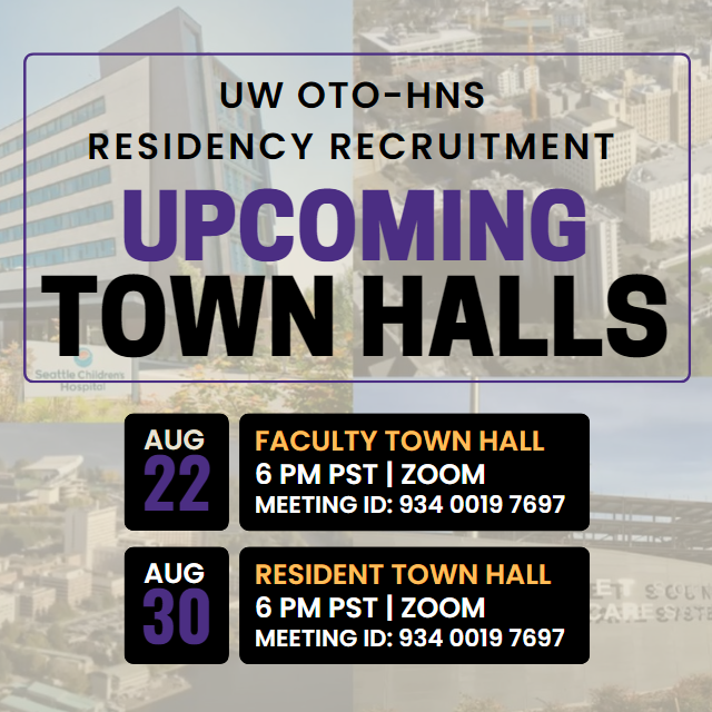 Upcoming Town Halls